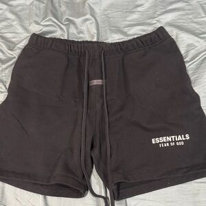Essentials Black Shorts
